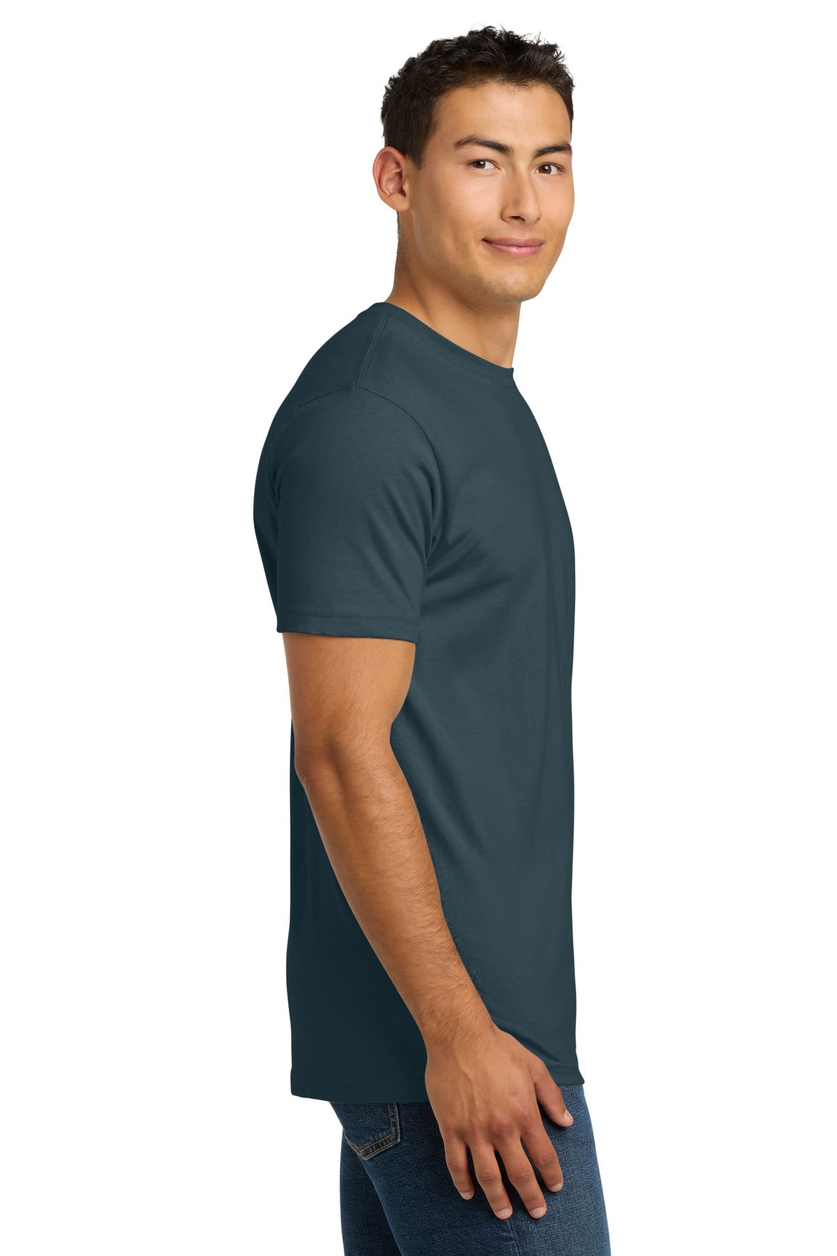 Next Level Apparel Adult Cotton Tee. NL3600 - Indigo - side