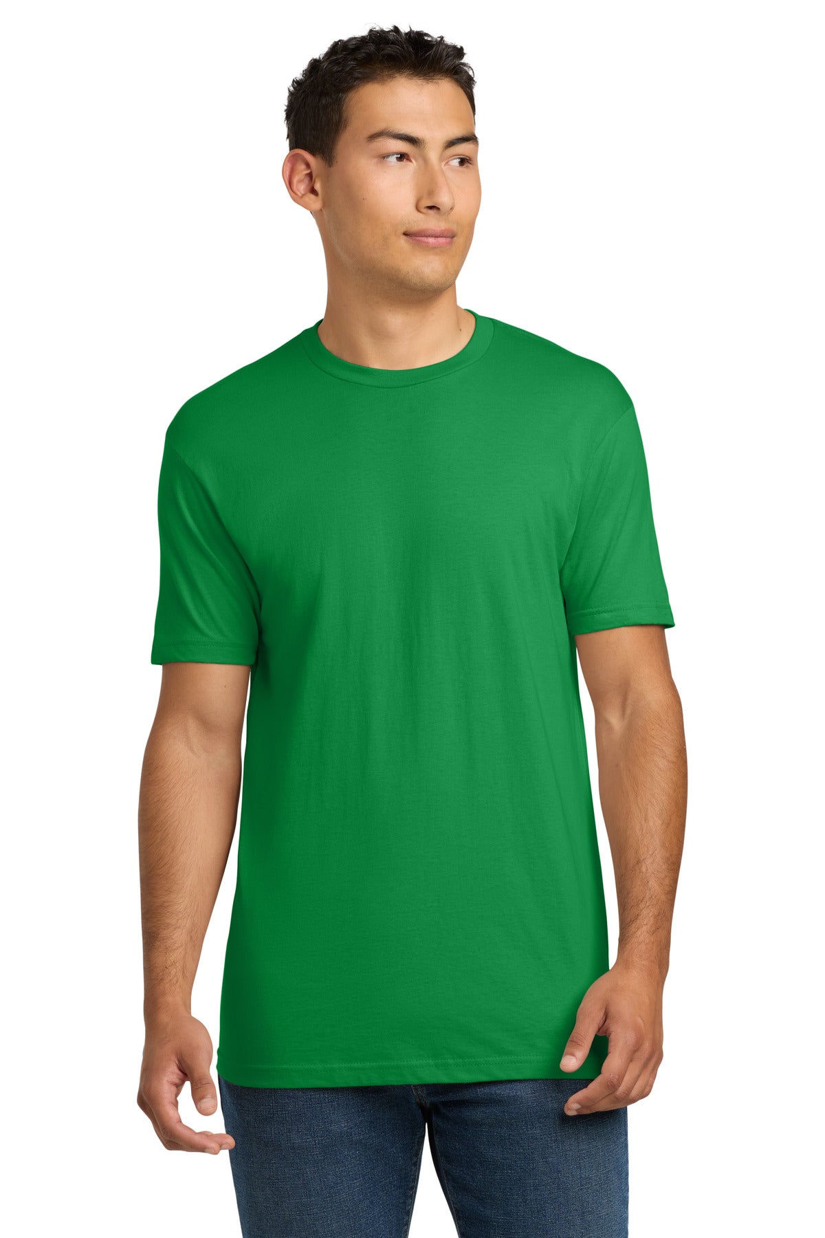Next Level Apparel Adult Cotton Tee. NL3600 - Kelly Green - front
