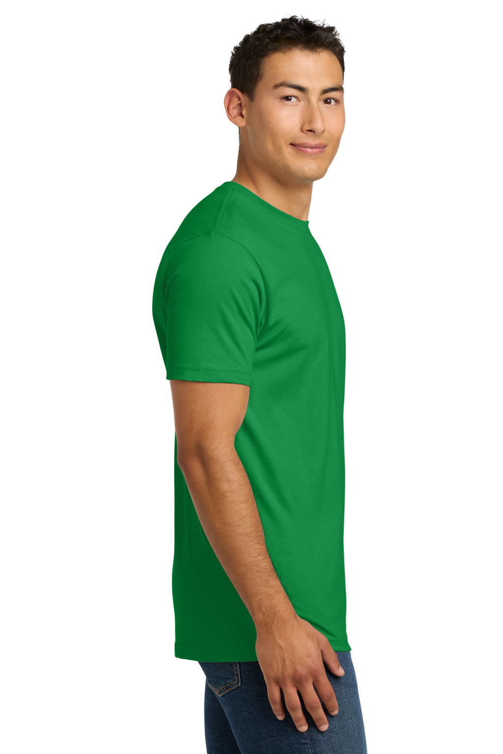 Next Level Apparel Adult Cotton Tee. NL3600 - Kelly Green - side