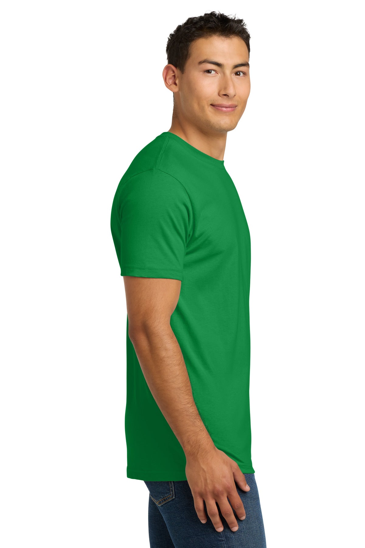 Next Level Apparel Adult Cotton Tee. NL3600 - Kelly Green - side