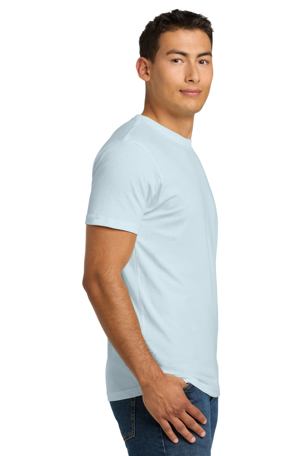 Next Level Apparel Adult Cotton Tee. NL3600 - Light Blue - side