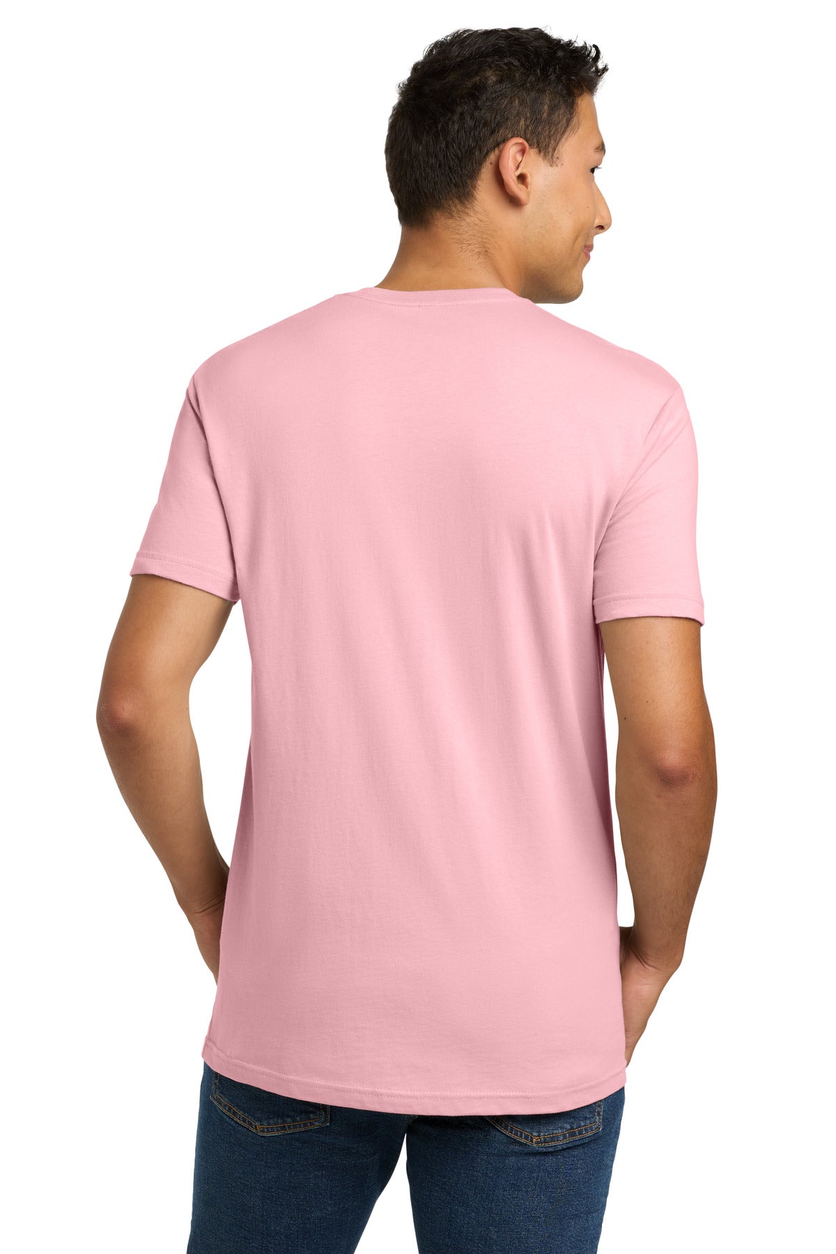 Next Level Apparel Adult Cotton Tee. NL3600 - Light Pink - back
