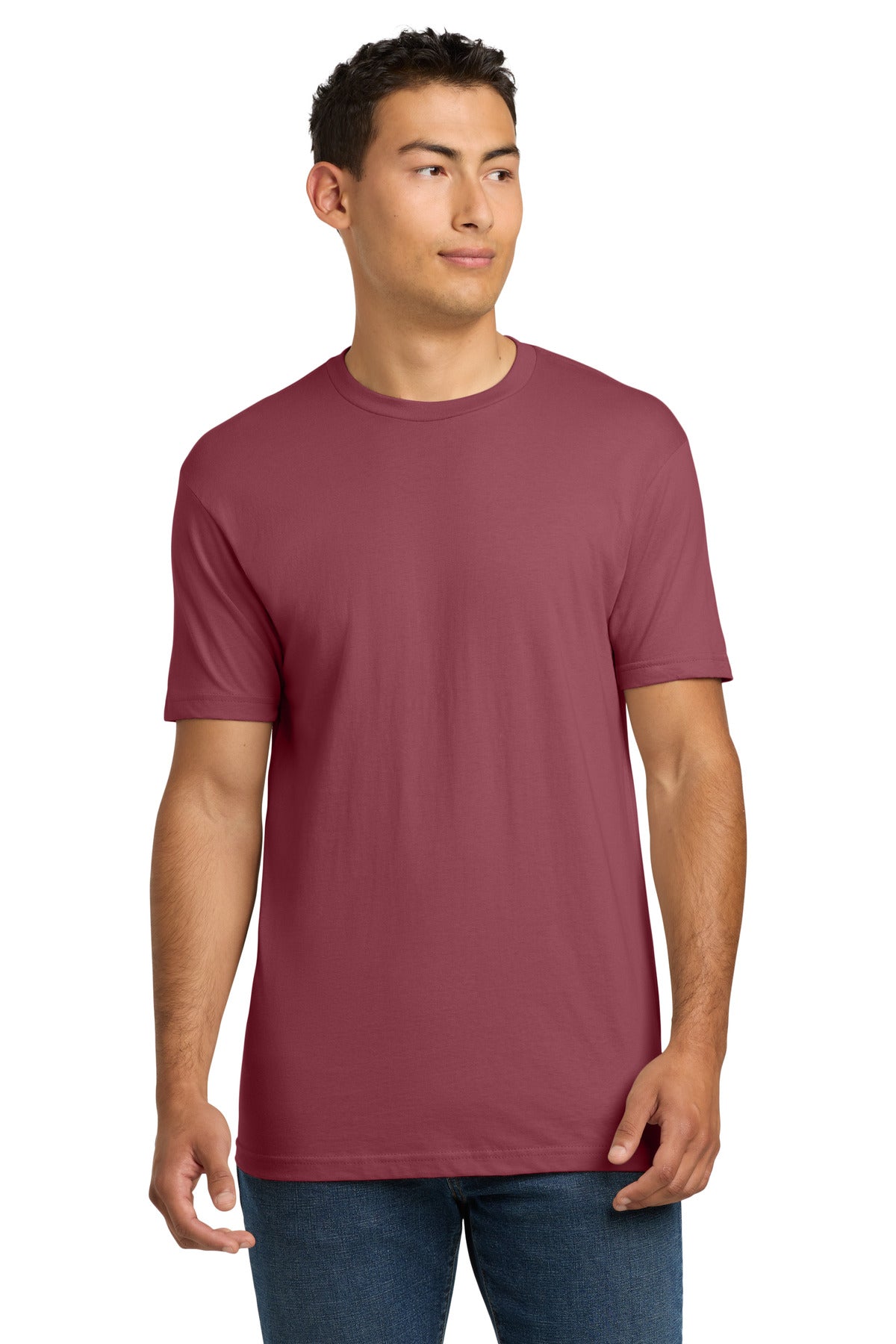 Next Level Apparel Adult Cotton Tee. NL3600 - Mauve - front
