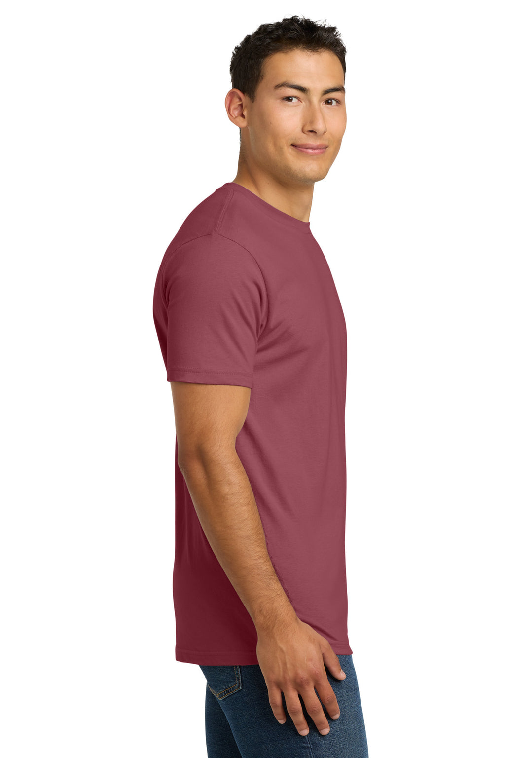 Next Level Apparel Adult Cotton Tee. NL3600 - Mauve - side