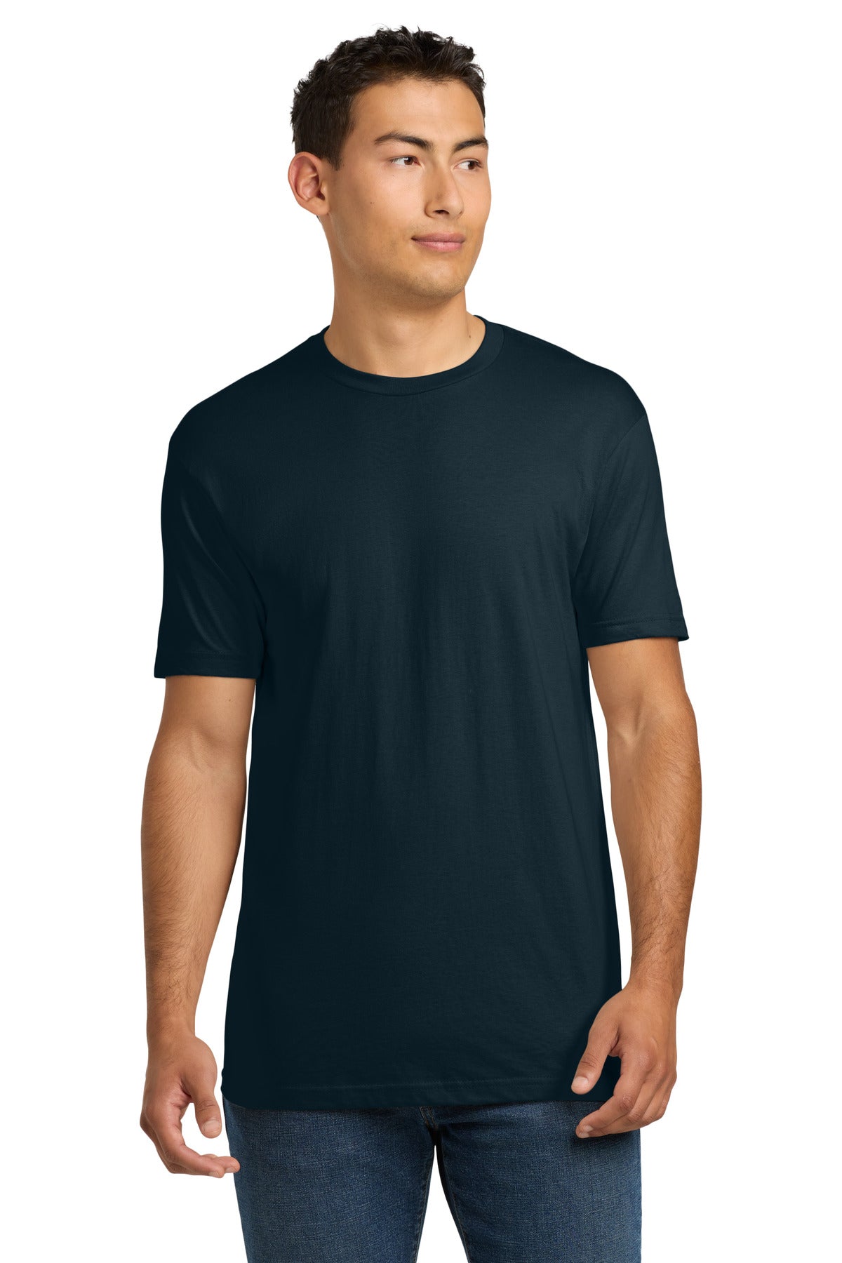Next Level Apparel Adult Cotton Tee. NL3600 - Midnight Navy - front