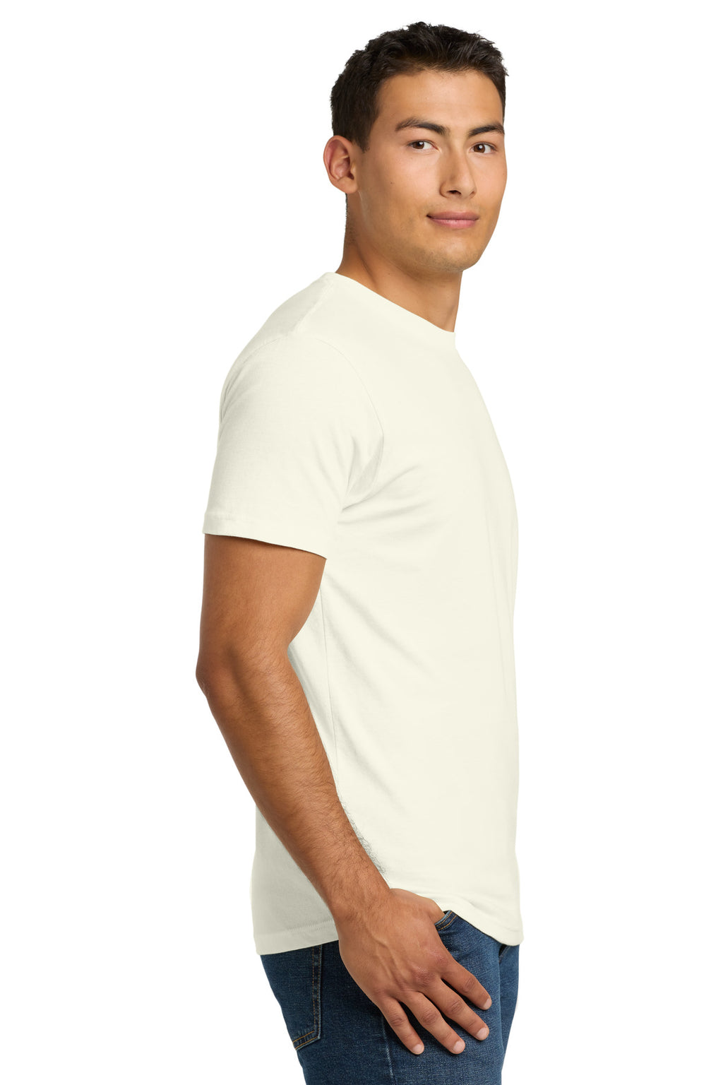 Next Level Apparel Adult Cotton Tee. NL3600 - Natural - side