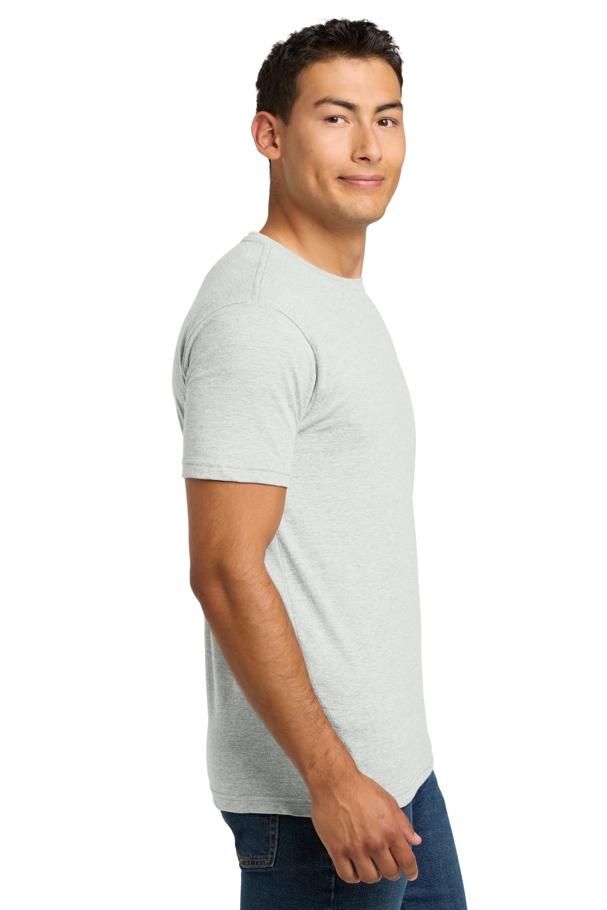 Next Level Apparel Adult Cotton Tee. NL3600 - Oatmeal - side