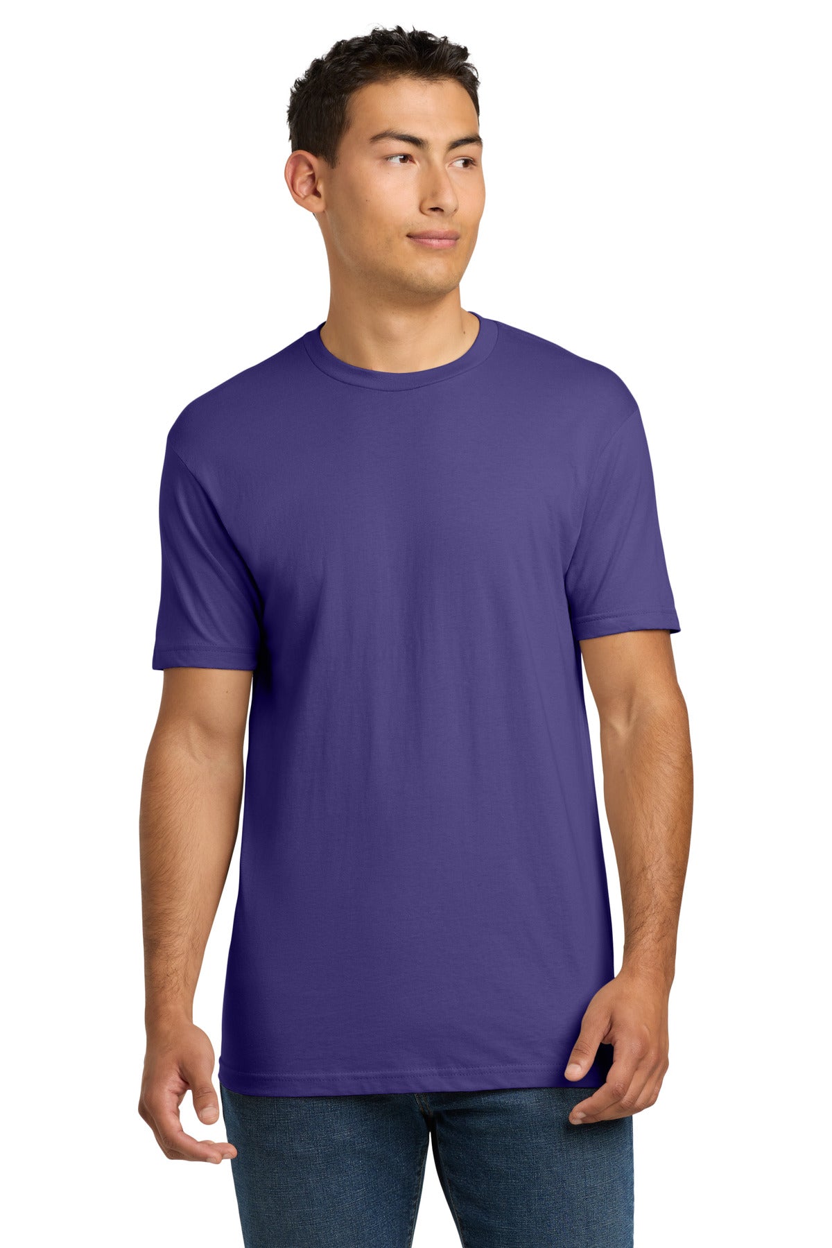 Next Level Apparel Adult Cotton Tee. NL3600 - Purple Rush - front