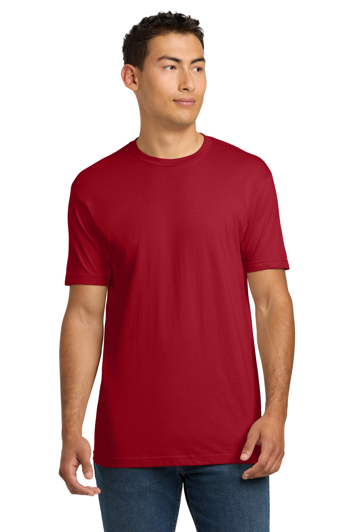 Next Level Apparel Adult Cotton Tee. NL3600 - Red - front