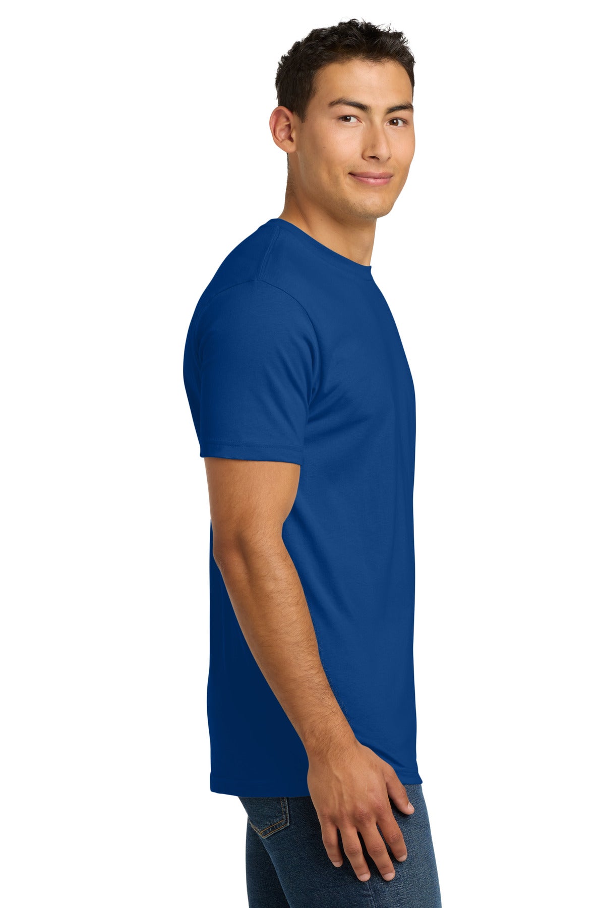 Next Level Apparel Adult Cotton Tee. NL3600 - Royal - side