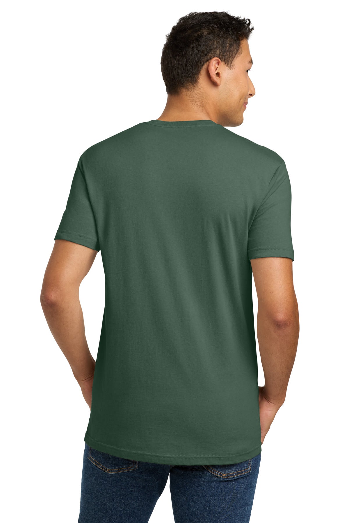 Next Level Apparel Adult Cotton Tee. NL3600 - Royal Pine - back