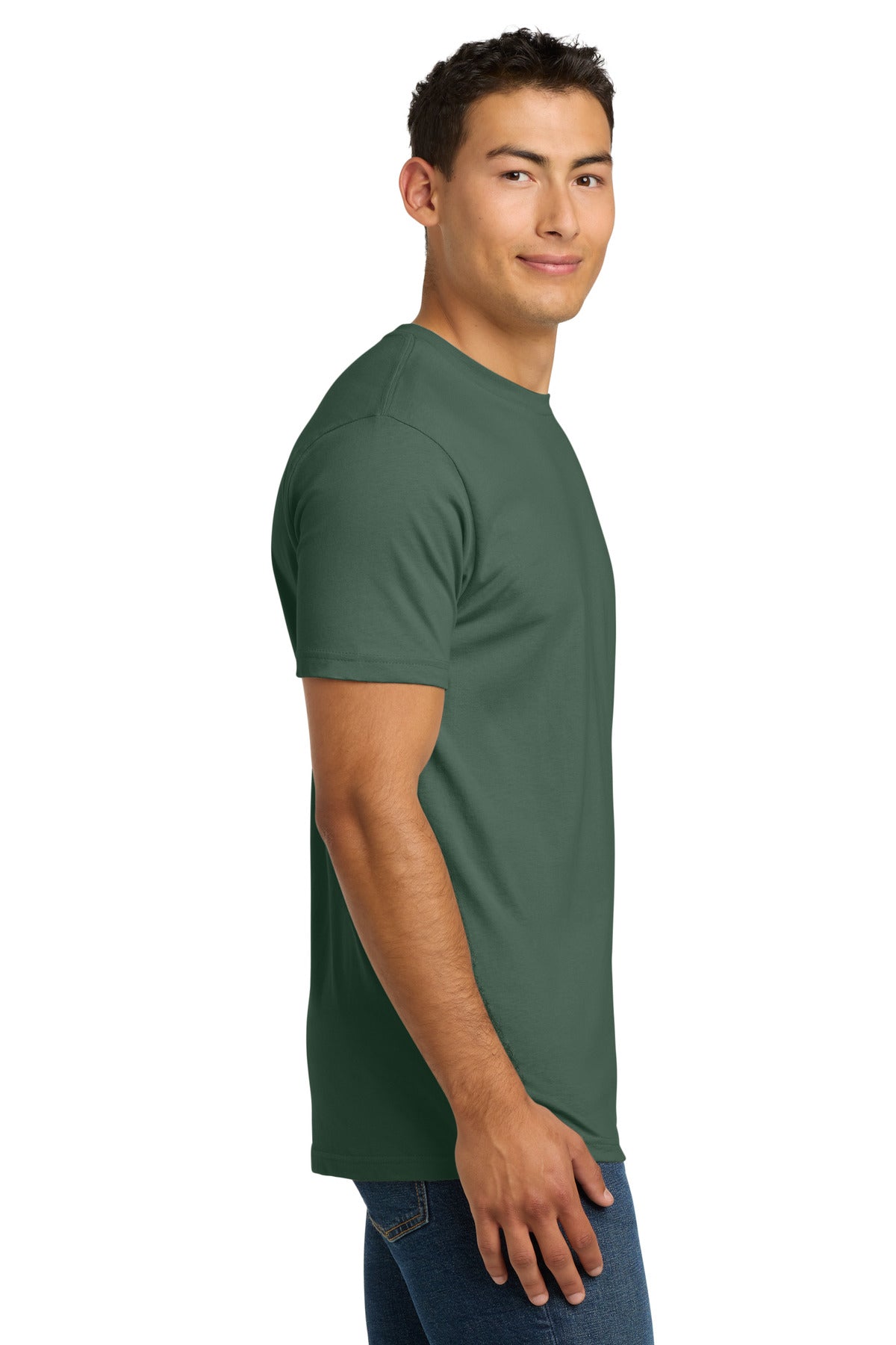 Next Level Apparel Adult Cotton Tee. NL3600 - Royal Pine - side