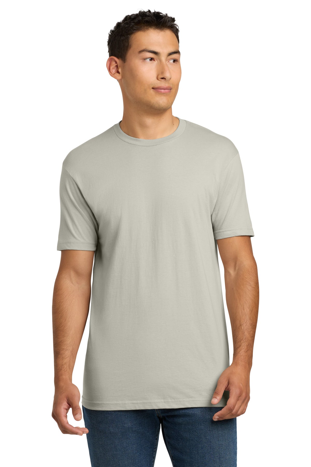 Next Level Apparel Adult Cotton Tee. NL3600 - Sand - front