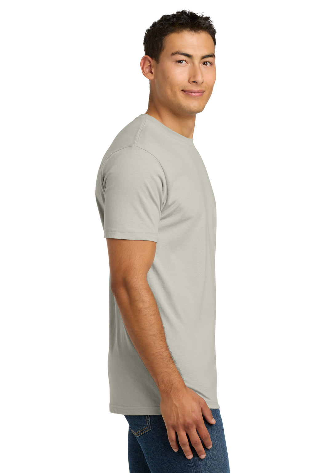 Next Level Apparel Adult Cotton Tee. NL3600 - Sand - side