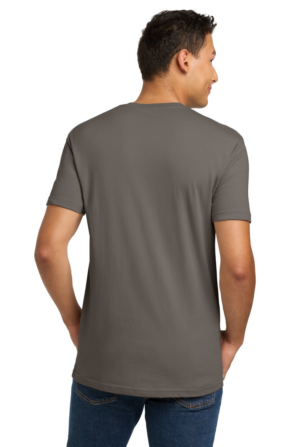 Next Level Apparel Adult Cotton Tee. NL3600 - Shiitake - back