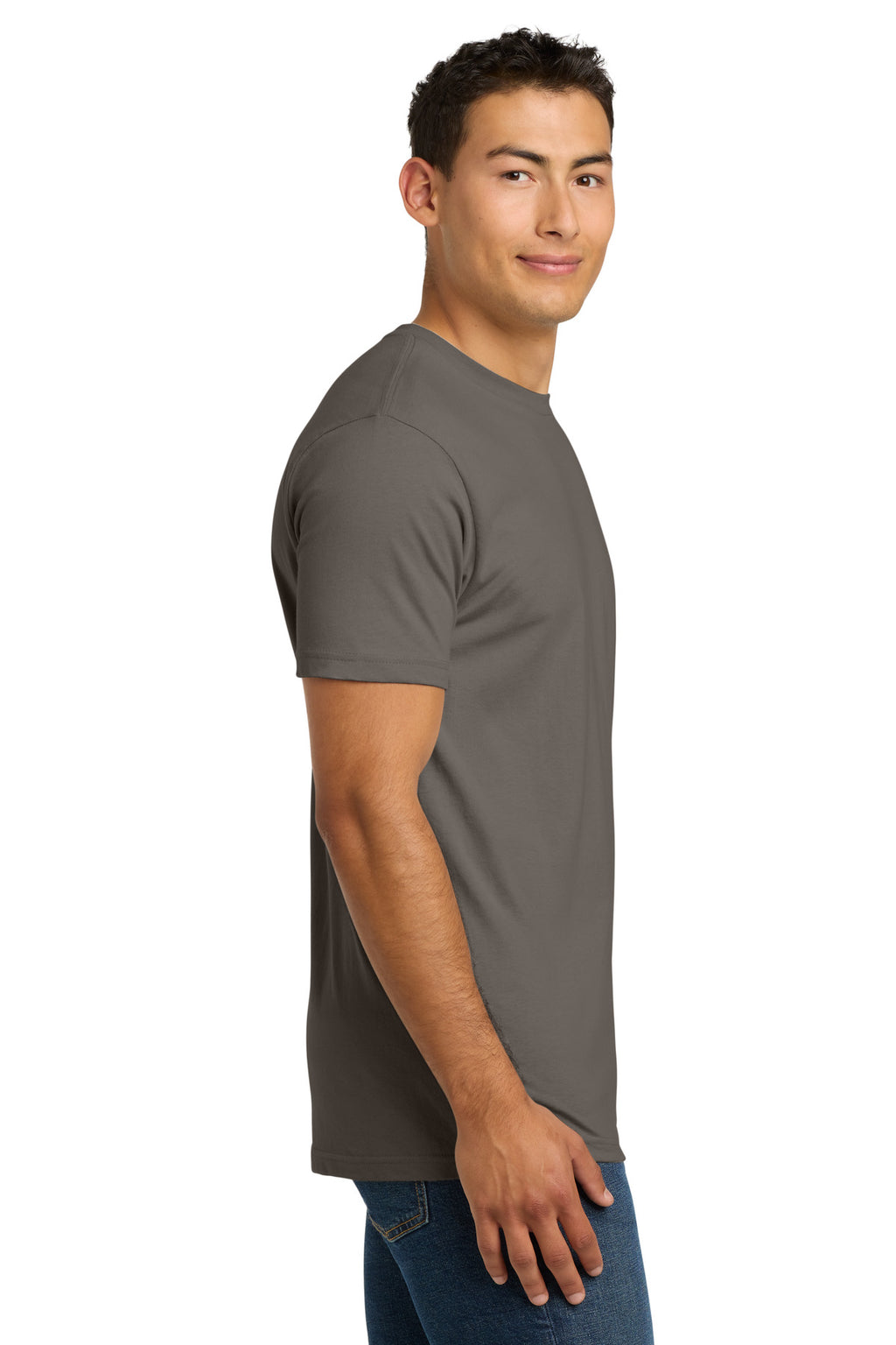 Next Level Apparel Adult Cotton Tee. NL3600 - Shiitake - side