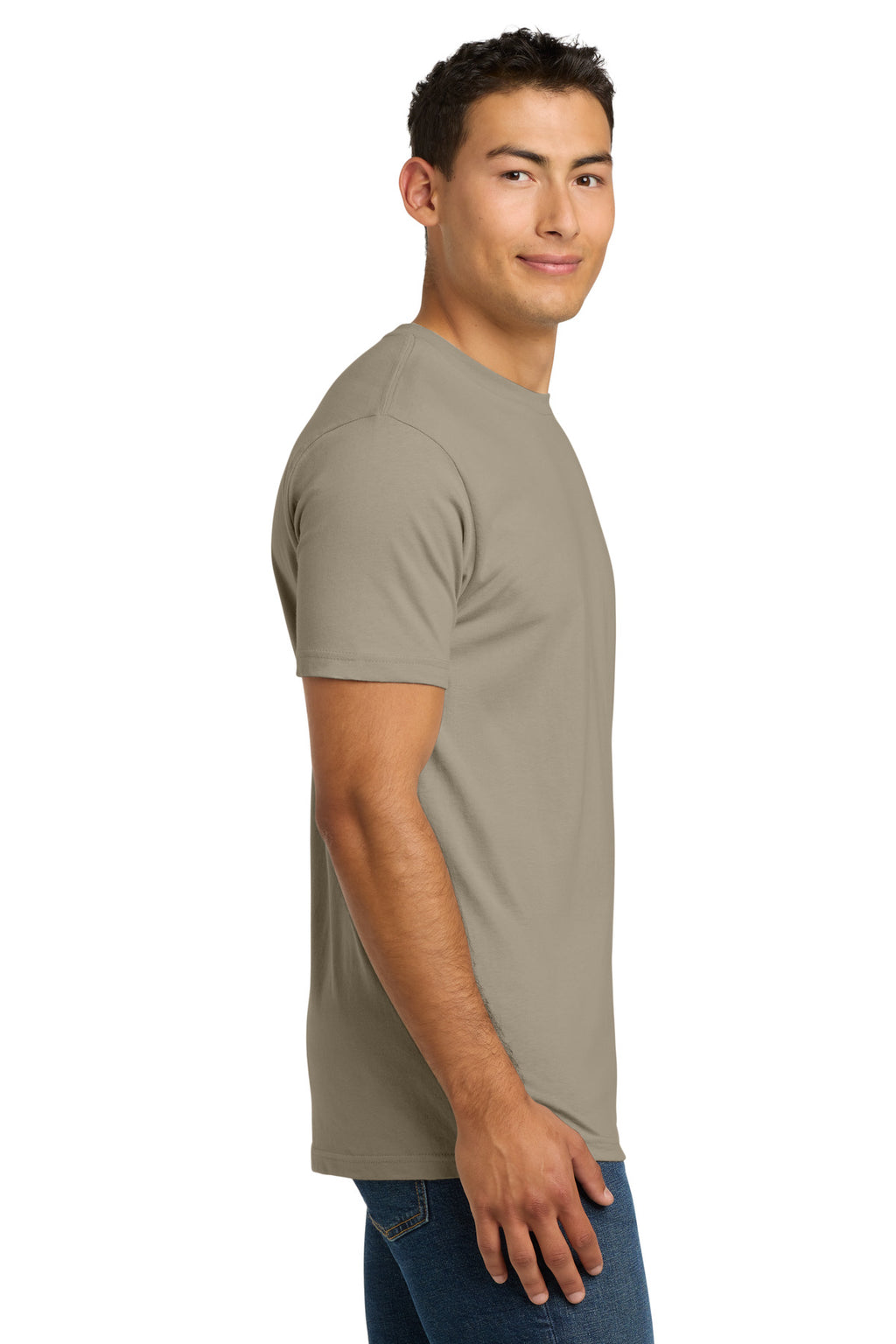Next Level Apparel Adult Cotton Tee. NL3600 - Tan - side