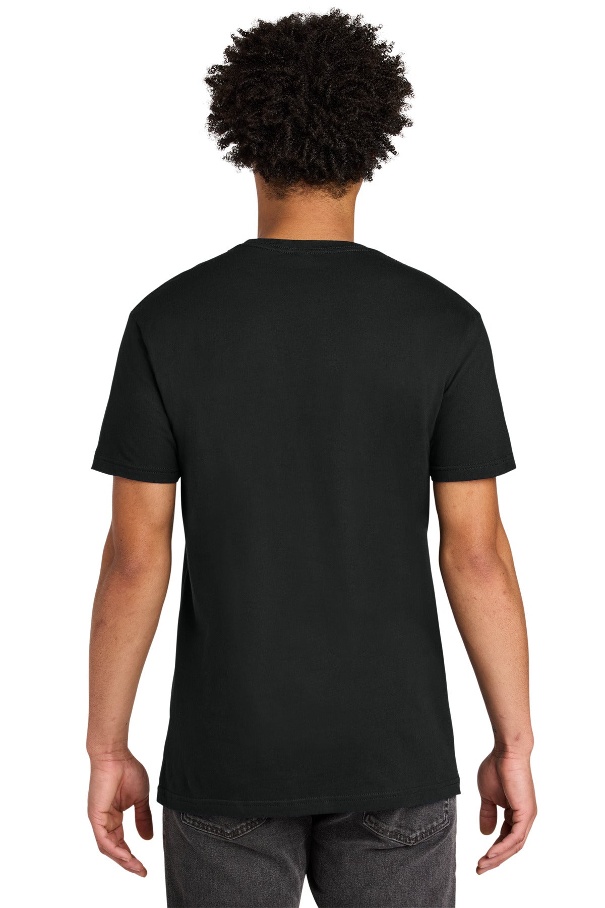 Next Level Apparel Cotton Pocket Tee NL3605 - Black - back