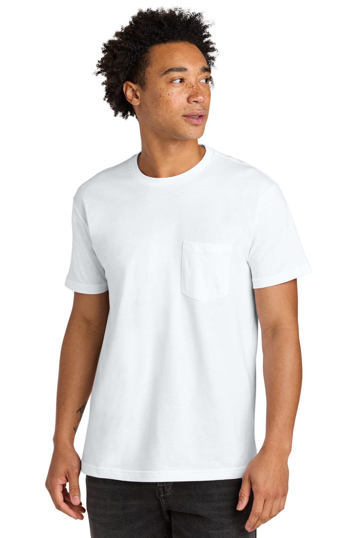 Next Level Apparel Cotton Pocket Tee NL3605 - White - front