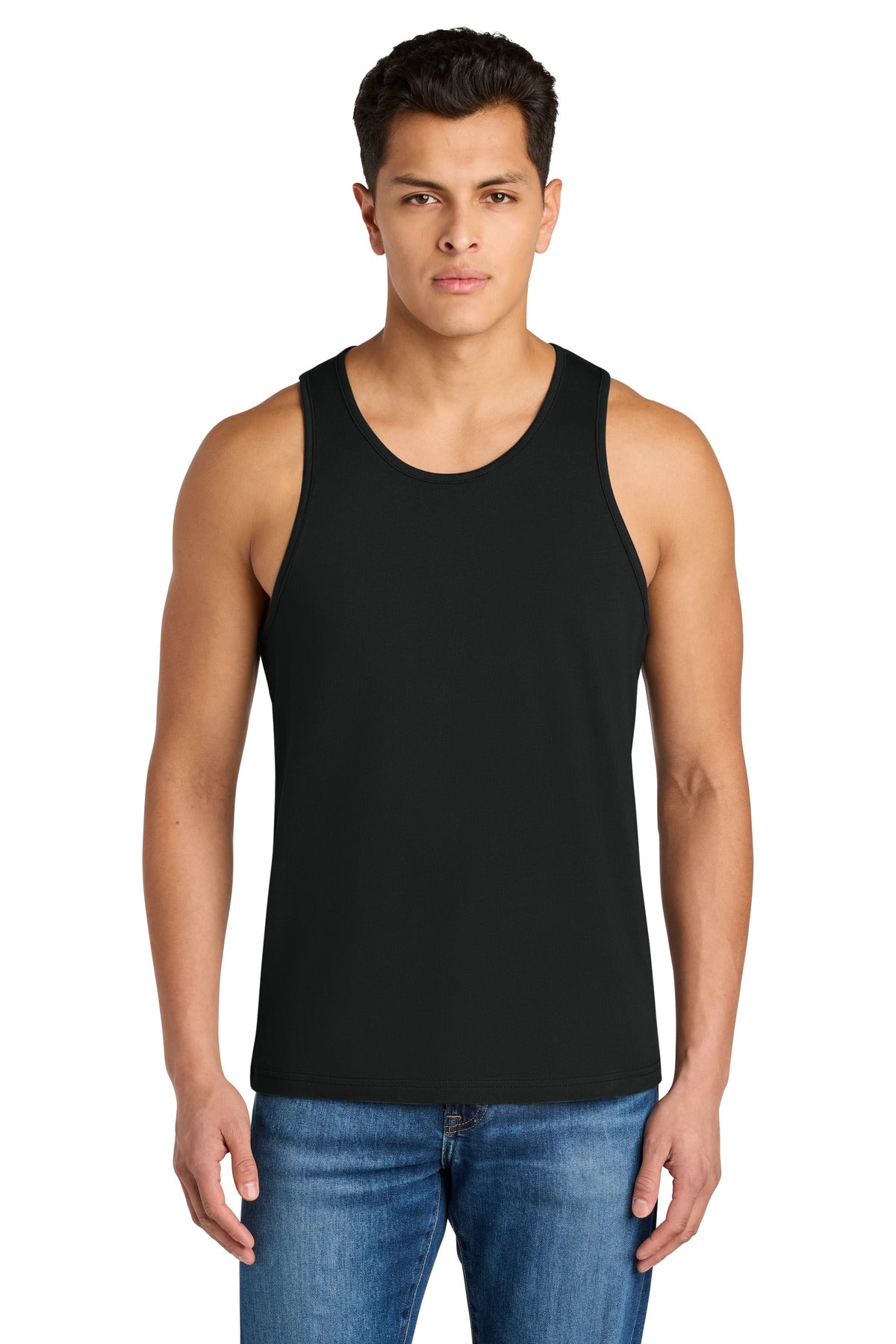 Next Level Apparel Cotton Muscle Tank NL3633 - Black - front