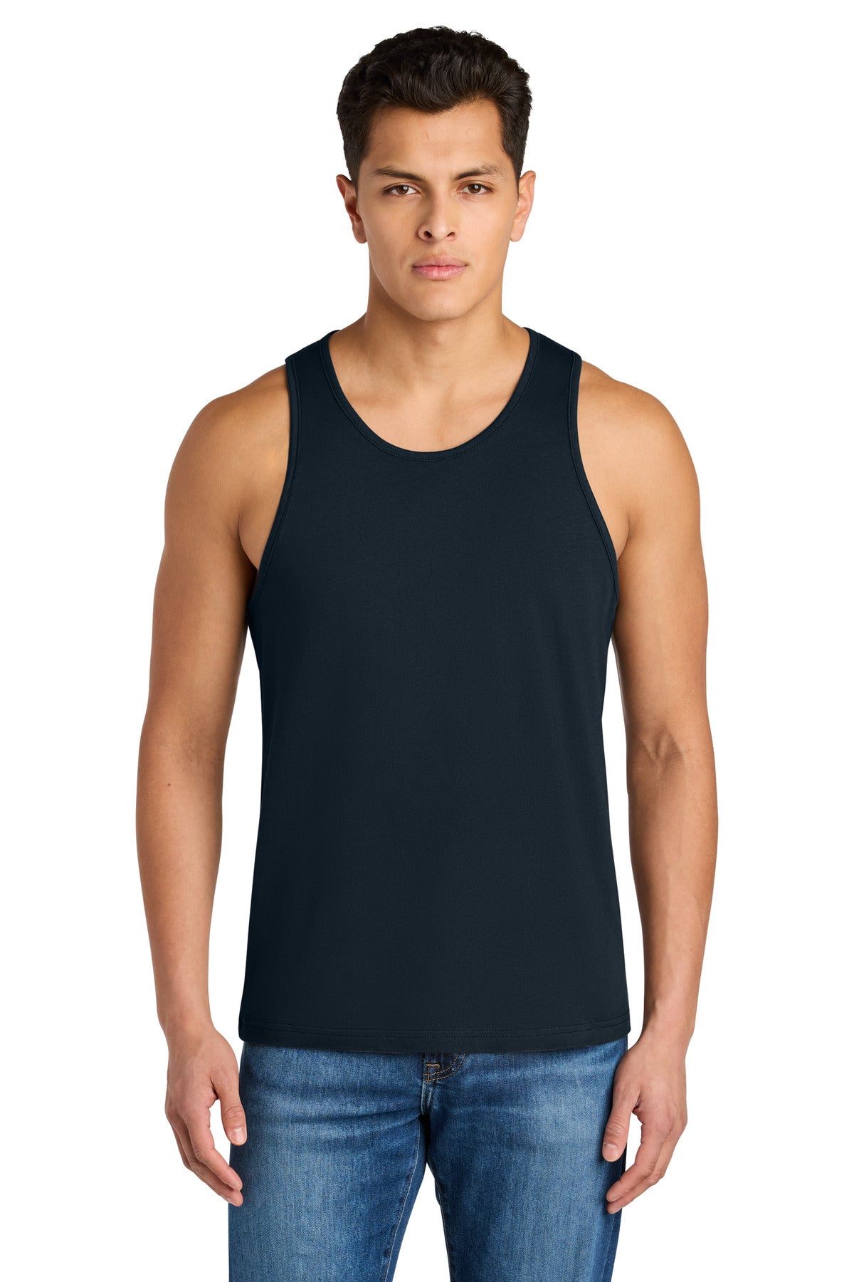Next Level Apparel Cotton Muscle Tank NL3633 - Midnight Navy - front