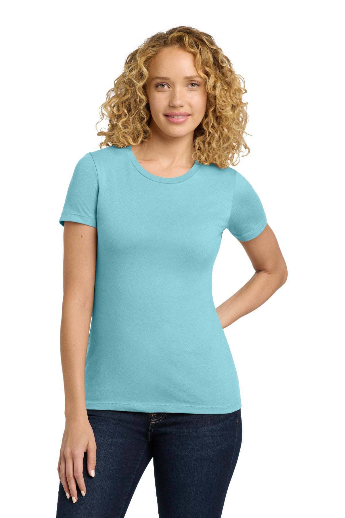 Next Level Apparel Women's Cotton Tee. NL3900 - Cancun - front