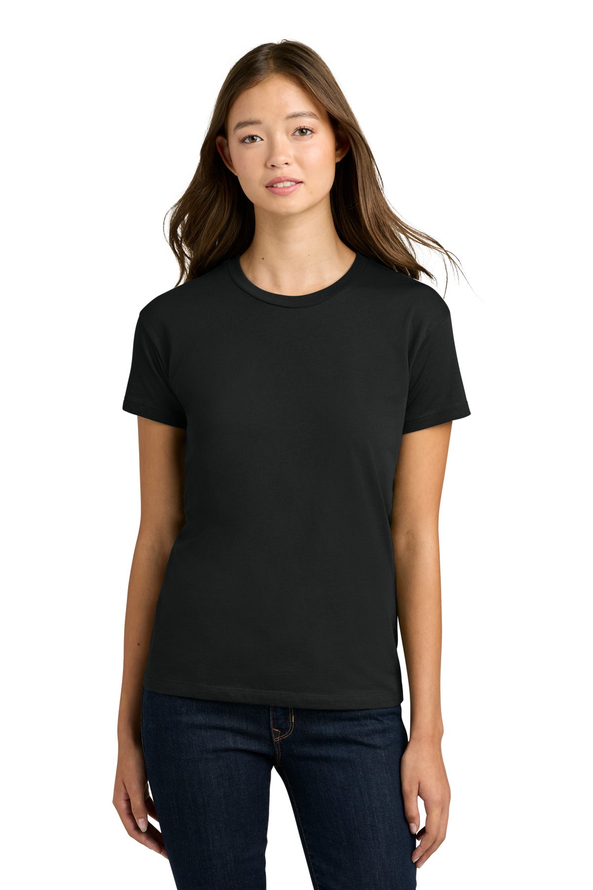 Next Level Apparel Women's Cotton Relaxed Tee NL3910 - Black - front