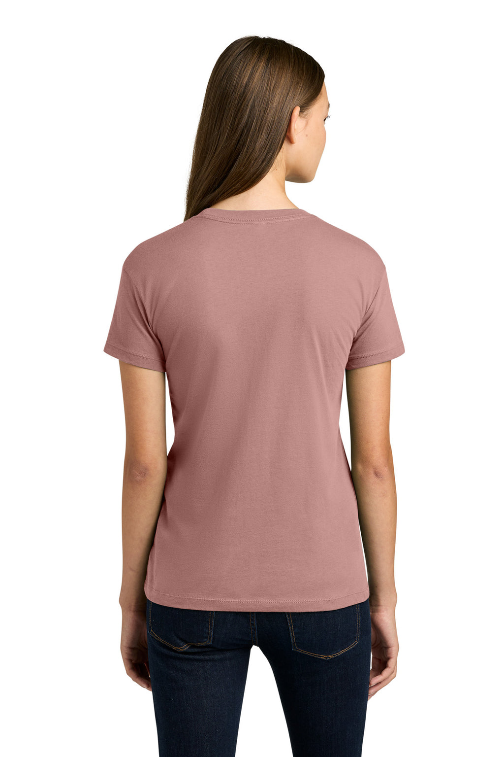 Next Level Apparel Women's Cotton Relaxed Tee NL3910 - Desert Pink - back