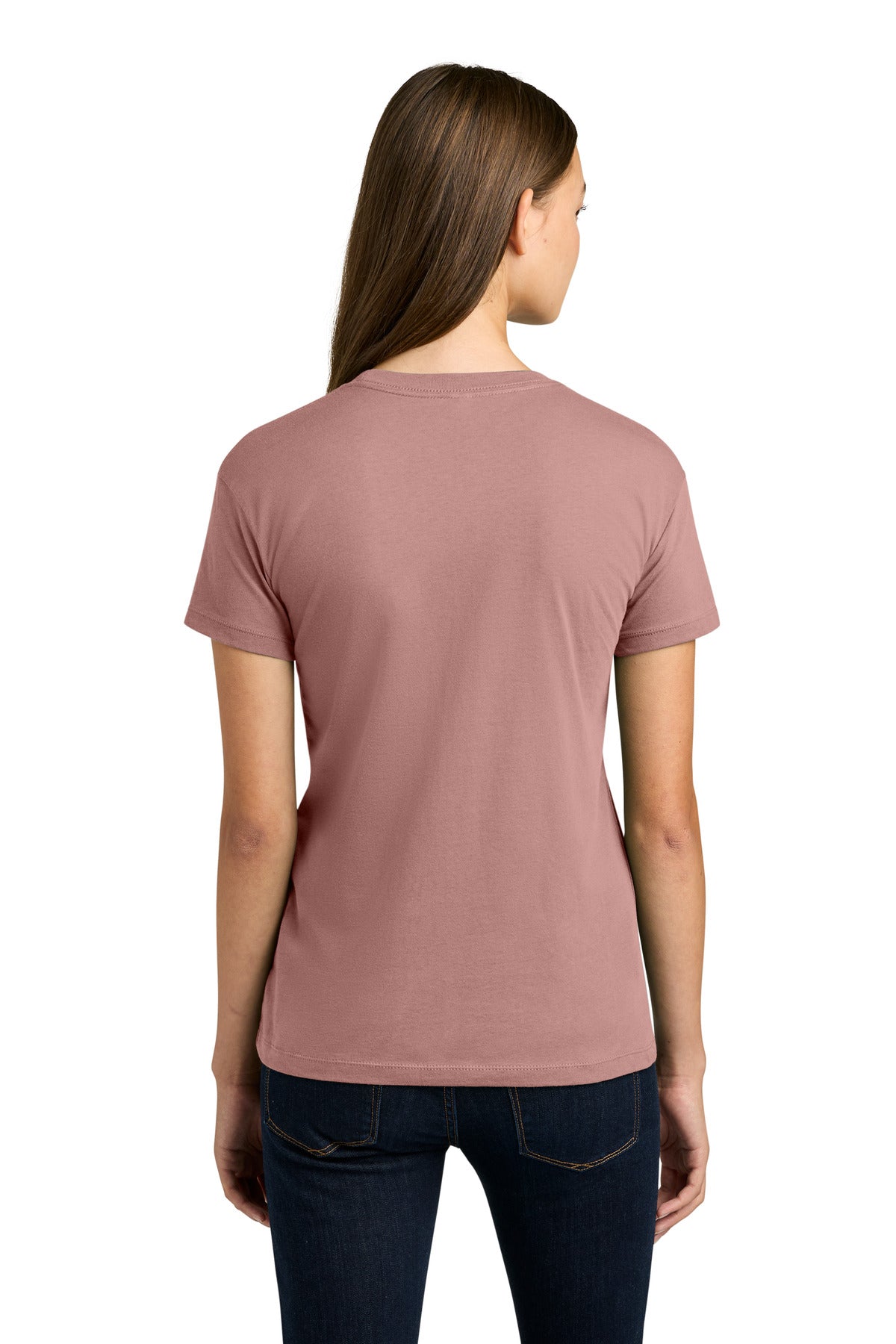 Next Level Apparel Women's Cotton Relaxed Tee NL3910 - Desert Pink - back