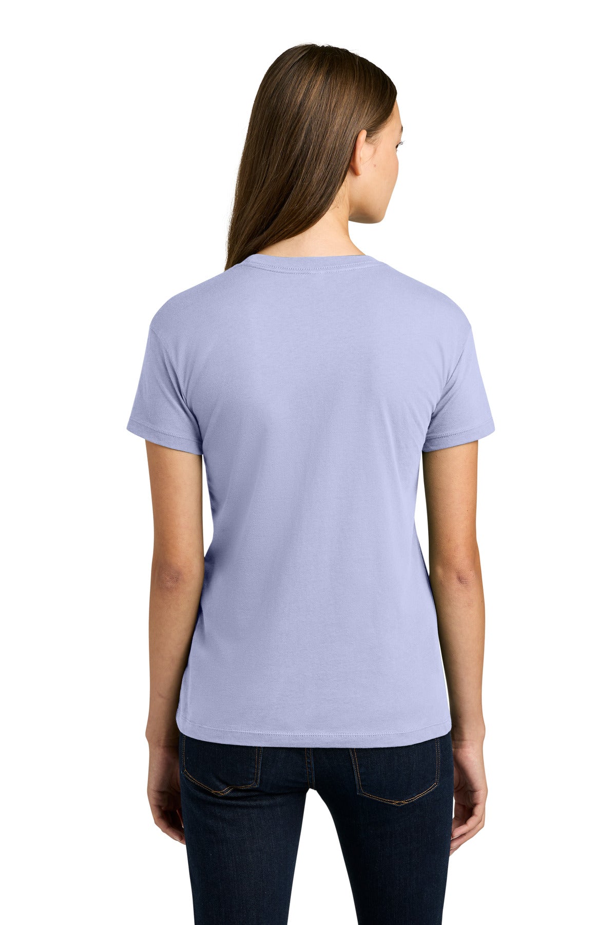 Next Level Apparel Women's Cotton Relaxed Tee NL3910 - Lavender - back