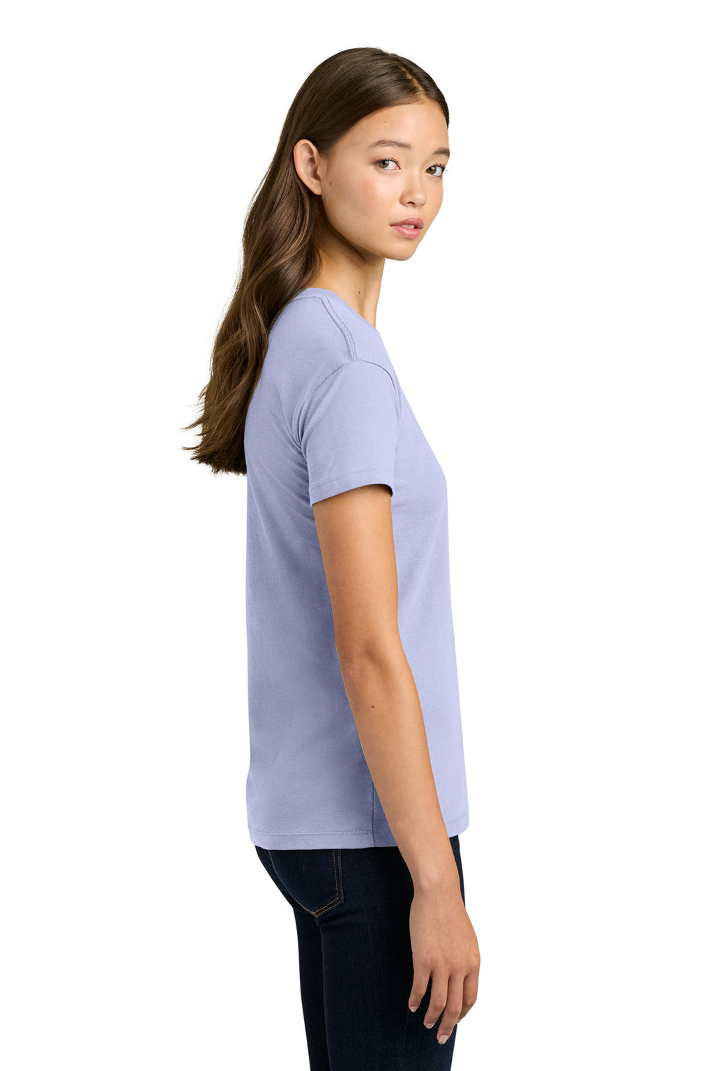 Next Level Apparel Women's Cotton Relaxed Tee NL3910 - Lavender - side