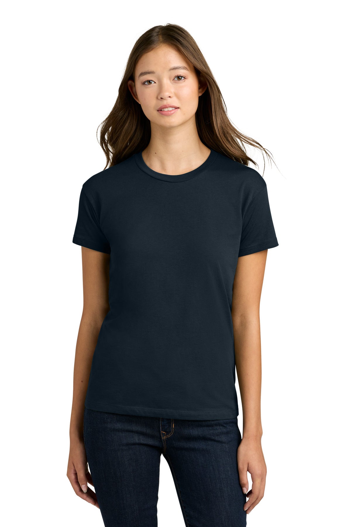 Next Level Apparel Women's Cotton Relaxed Tee NL3910 - Midnight Navy - front