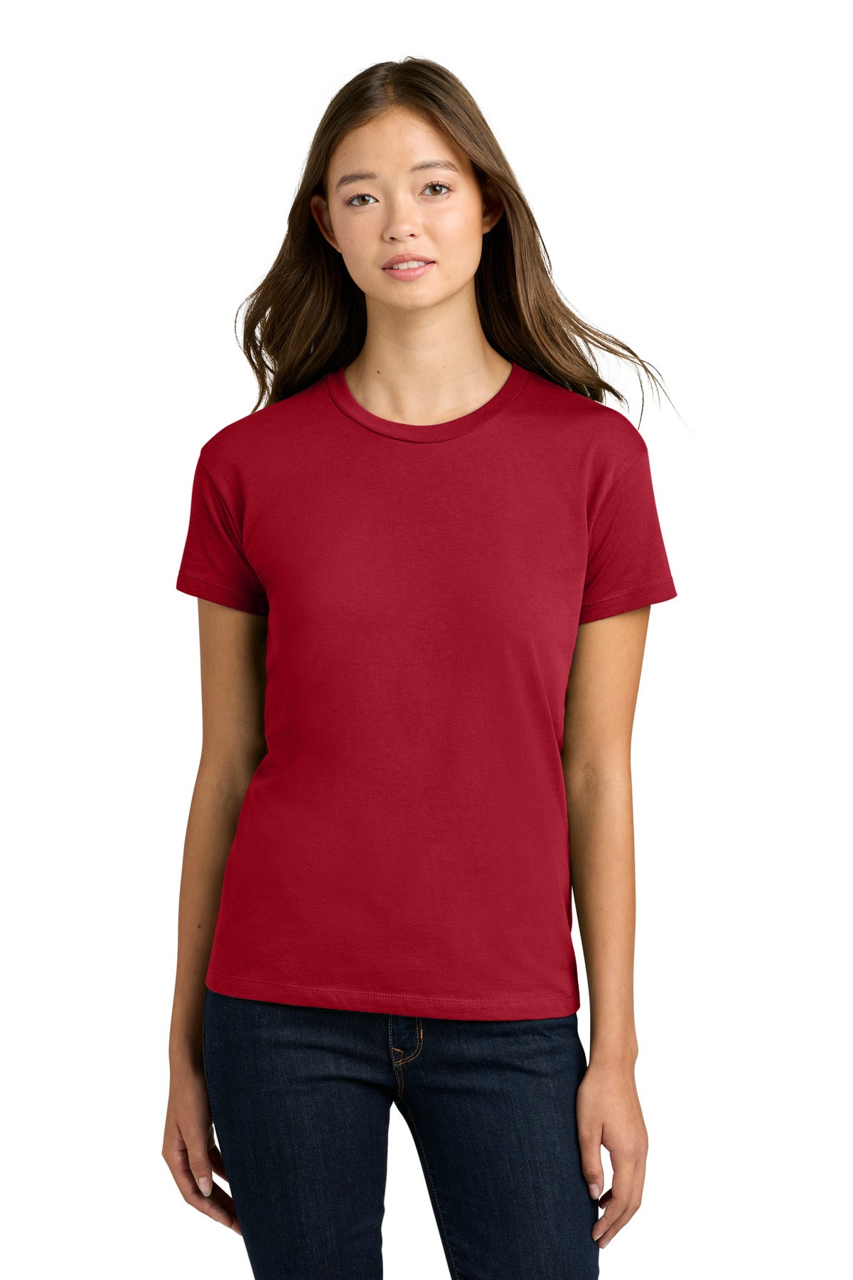 Next Level Apparel Women's Cotton Relaxed Tee NL3910 - Red - front