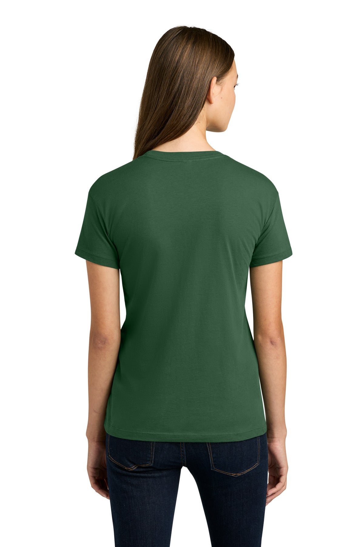 Next Level Apparel Women's Cotton Relaxed Tee NL3910 - Royal Pine - back