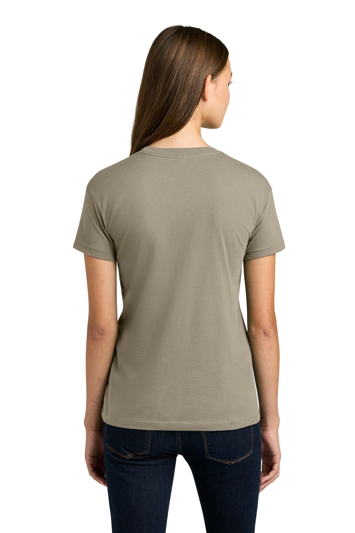 Next Level Apparel Women's Cotton Relaxed Tee NL3910 - Tan - back