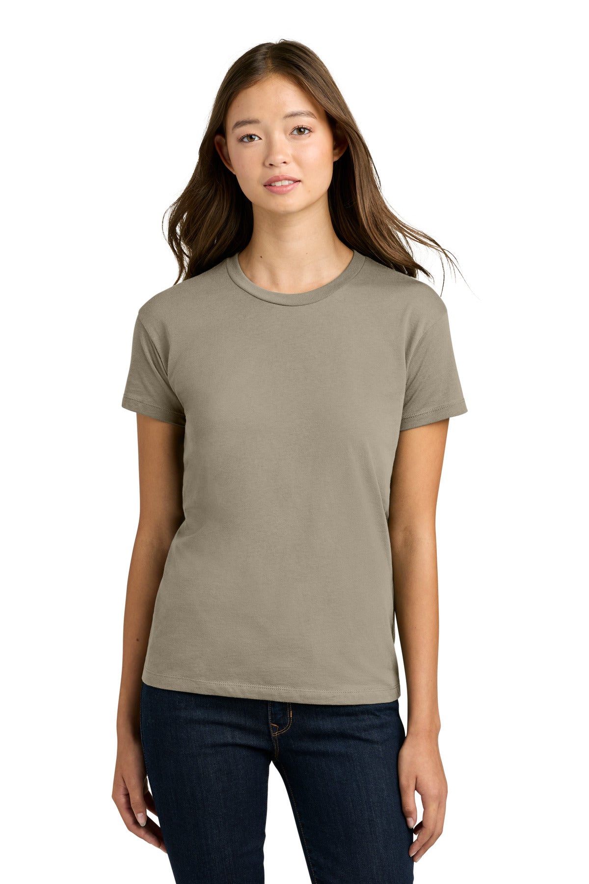 Next Level Apparel Women's Cotton Relaxed Tee NL3910 - Tan - front