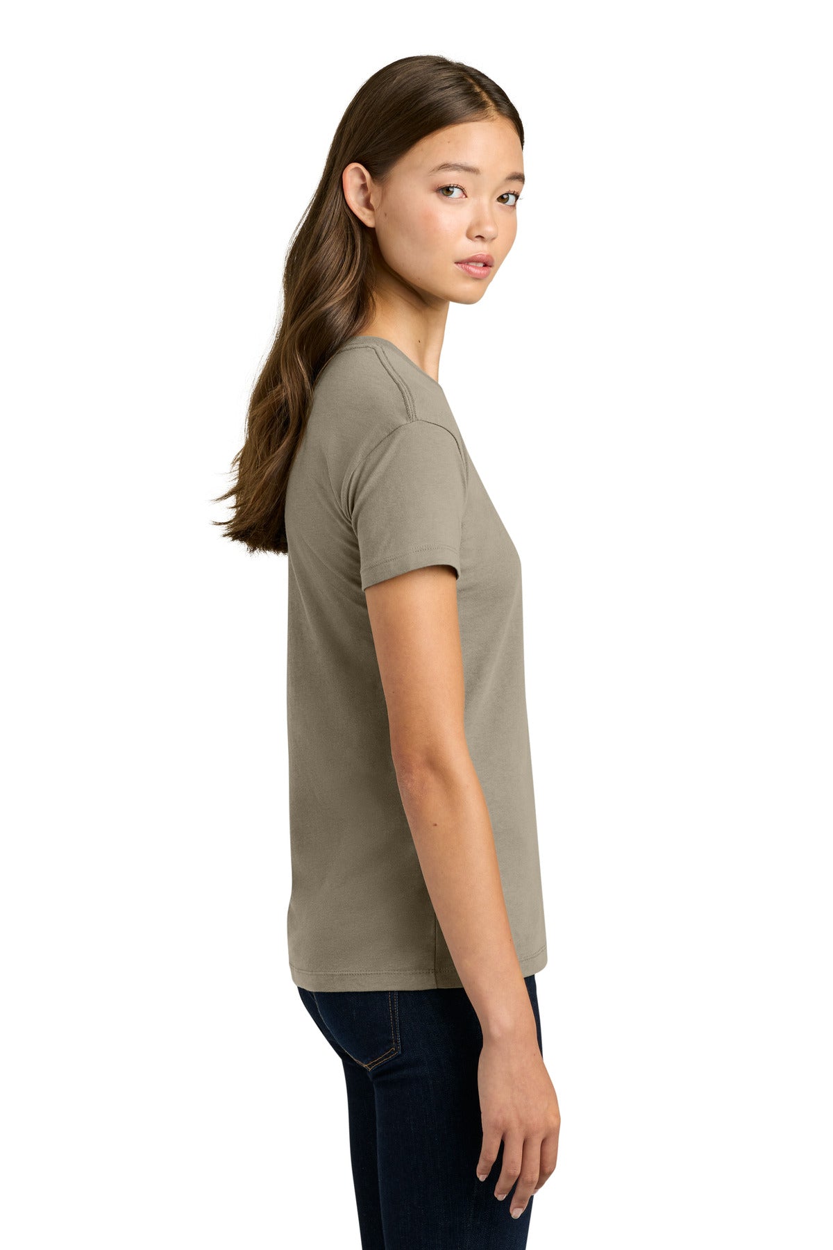 Next Level Apparel Women's Cotton Relaxed Tee NL3910 - Tan - side