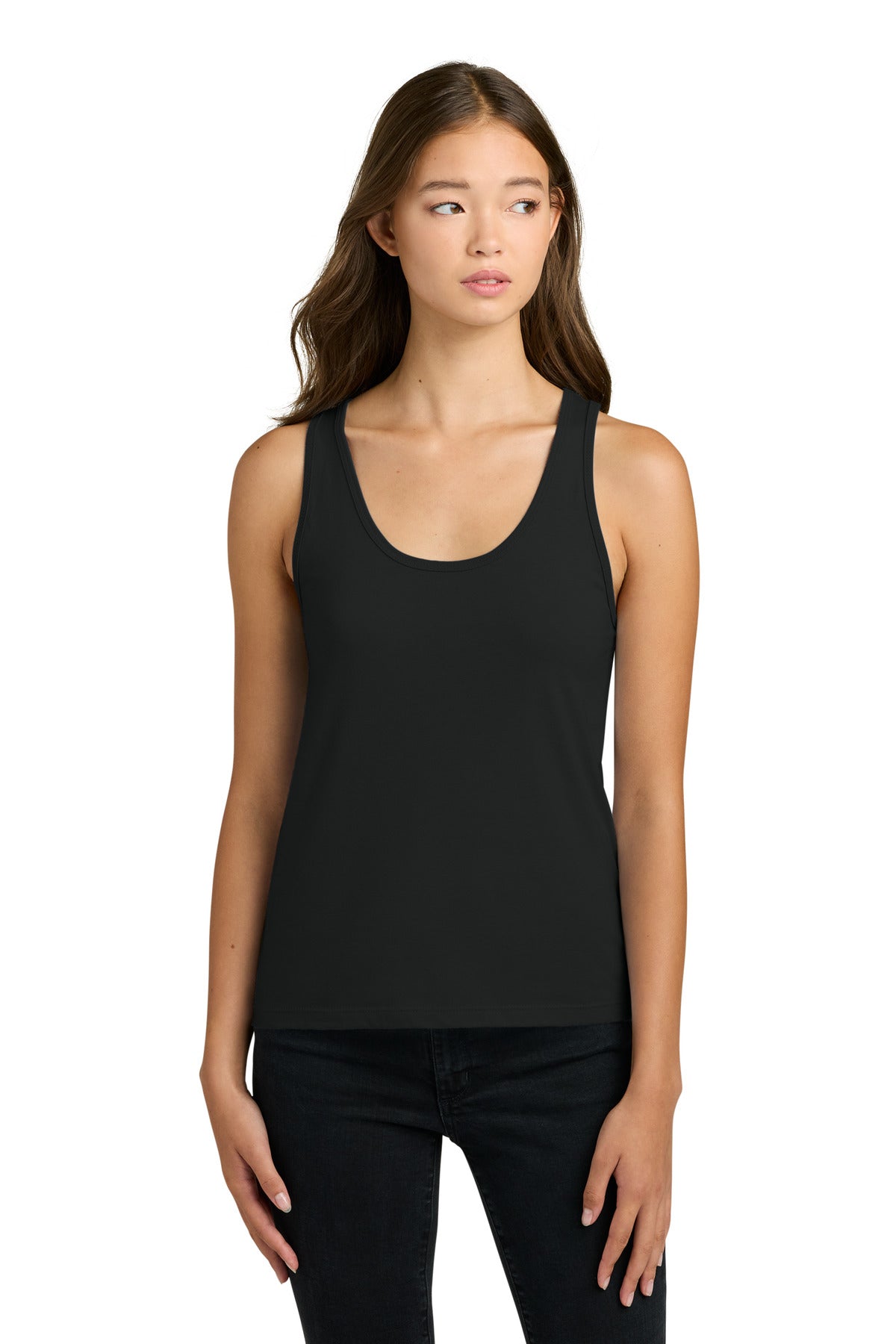 Next Level Apparel Women's Cotton Tank NL3933 - Black - front