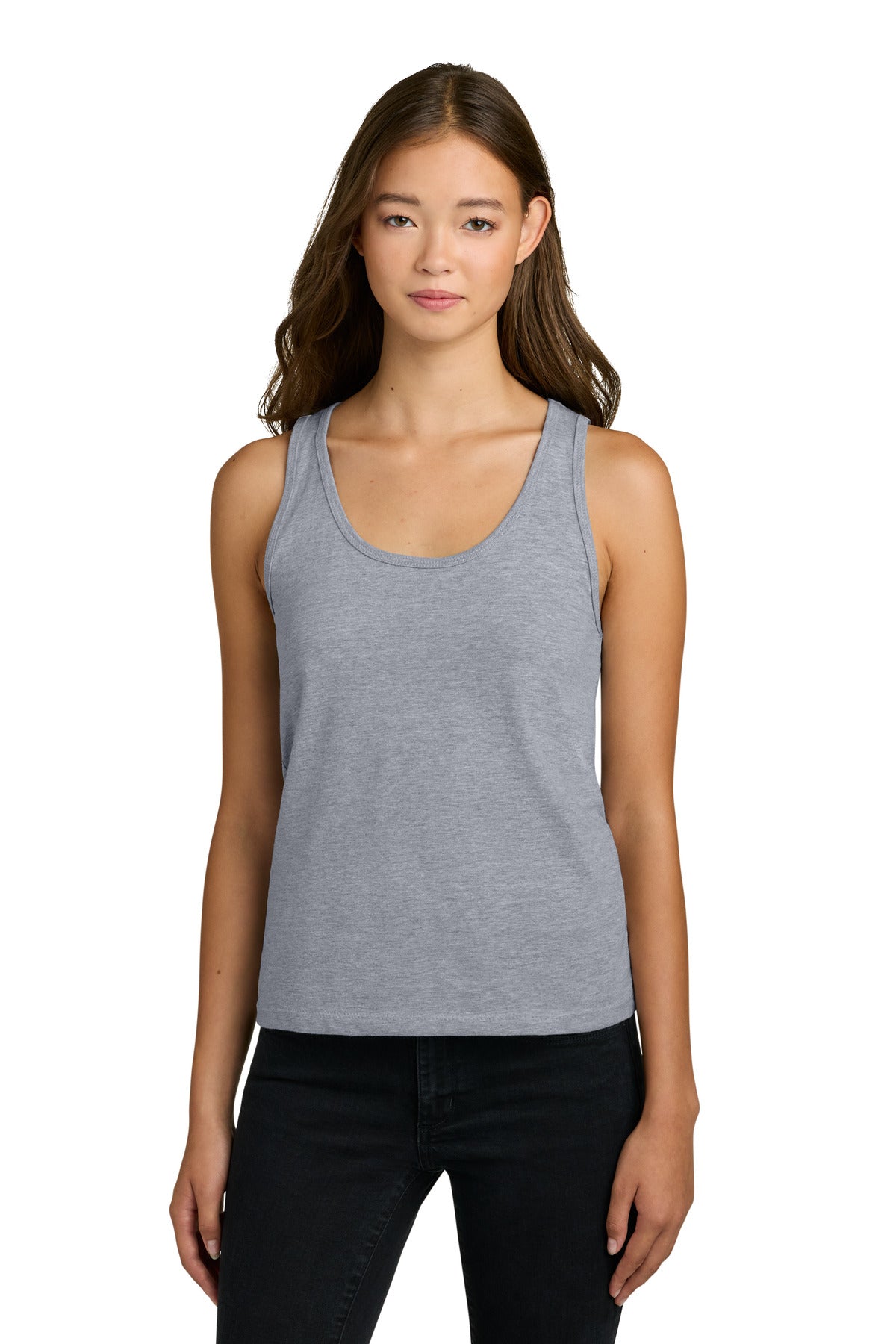 Next Level Apparel Women's Cotton Tank NL3933 - Heather Gray - front