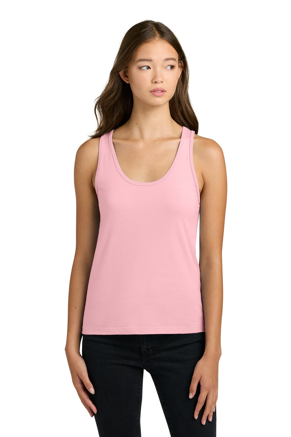 Next Level Apparel Women's Cotton Tank NL3933 - Light Pink - front