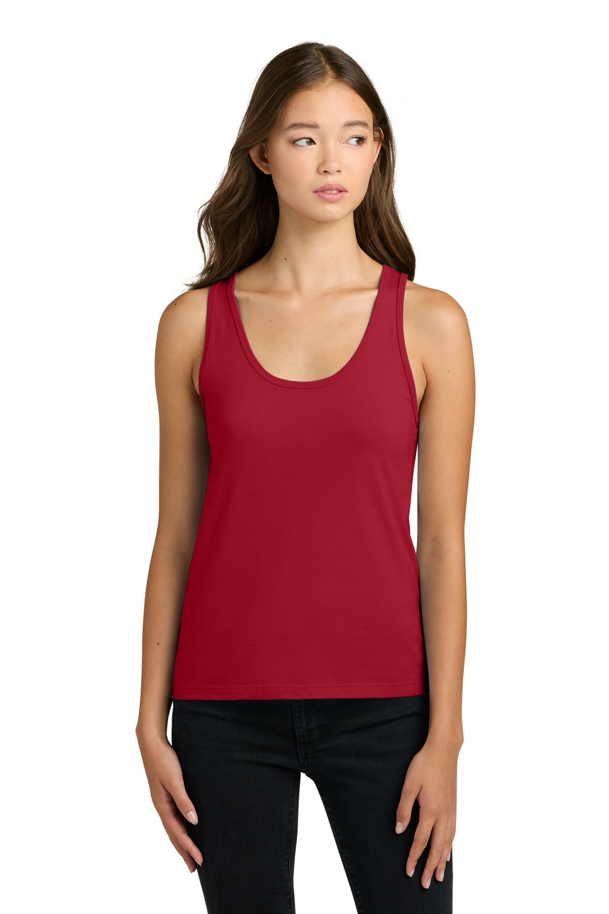 Next Level Apparel Women's Cotton Tank NL3933 - Red - front