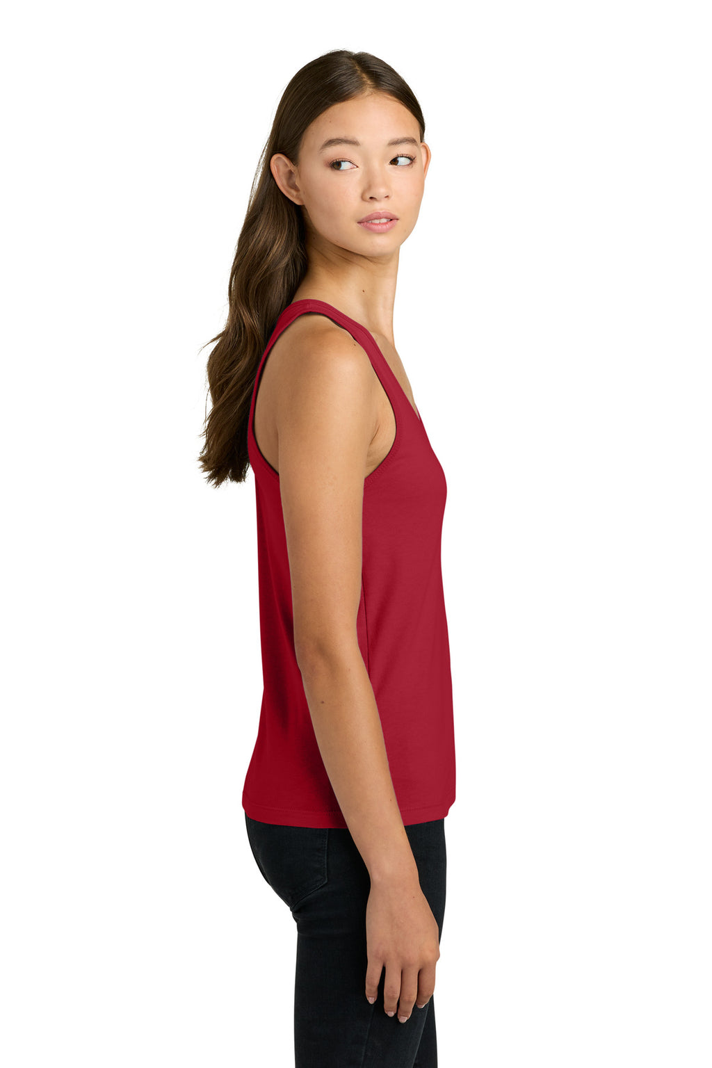 Next Level Apparel Women's Cotton Tank NL3933 - Red - side