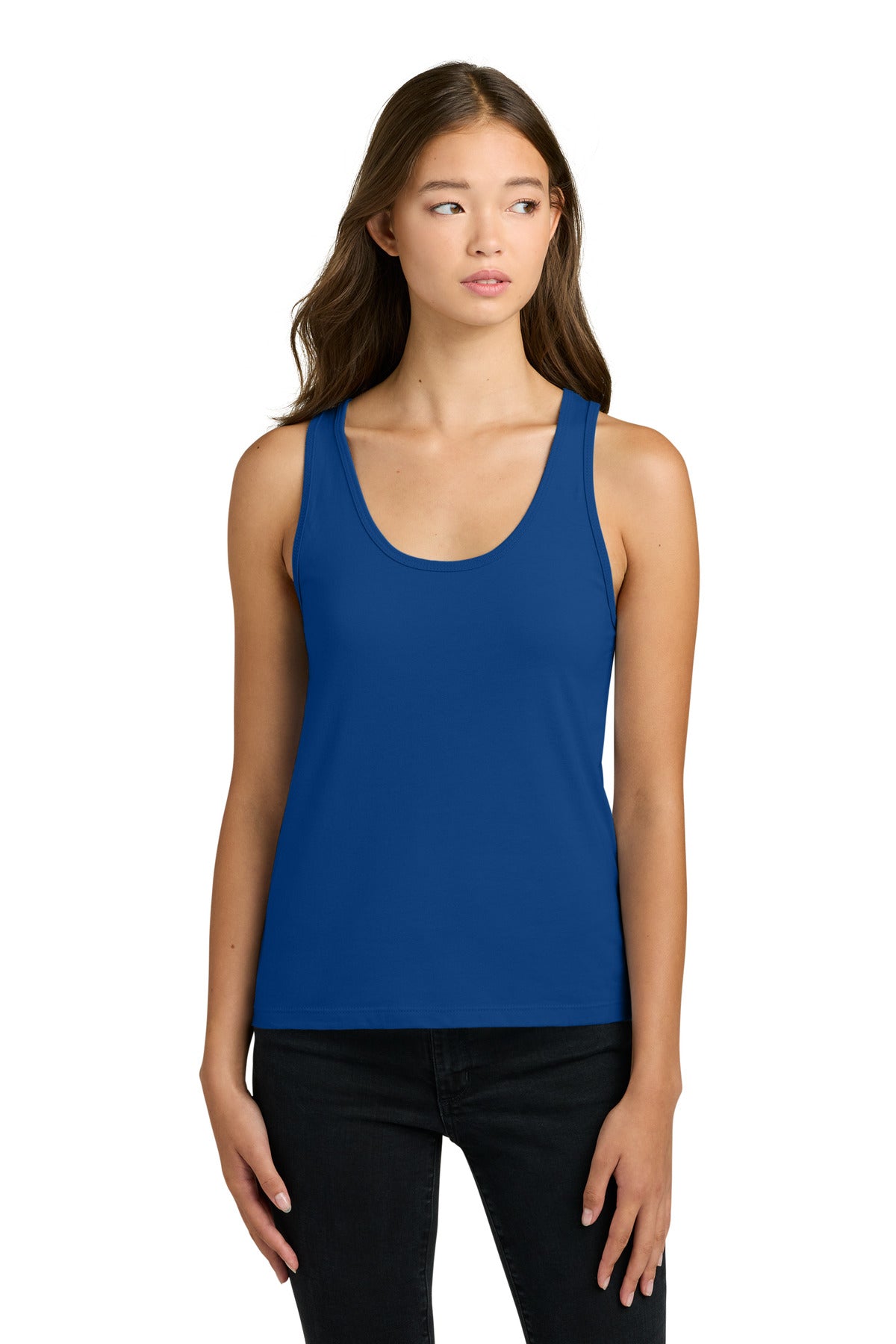 Next Level Apparel Women's Cotton Tank NL3933 - Royal - front