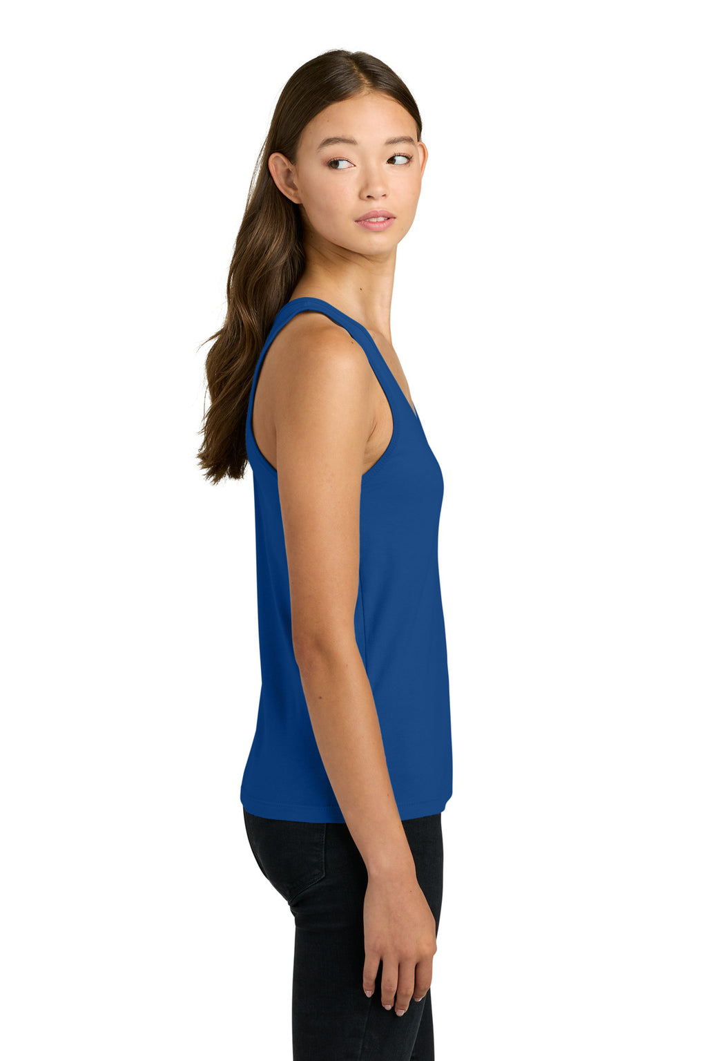 Next Level Apparel Women's Cotton Tank NL3933 - Royal - side