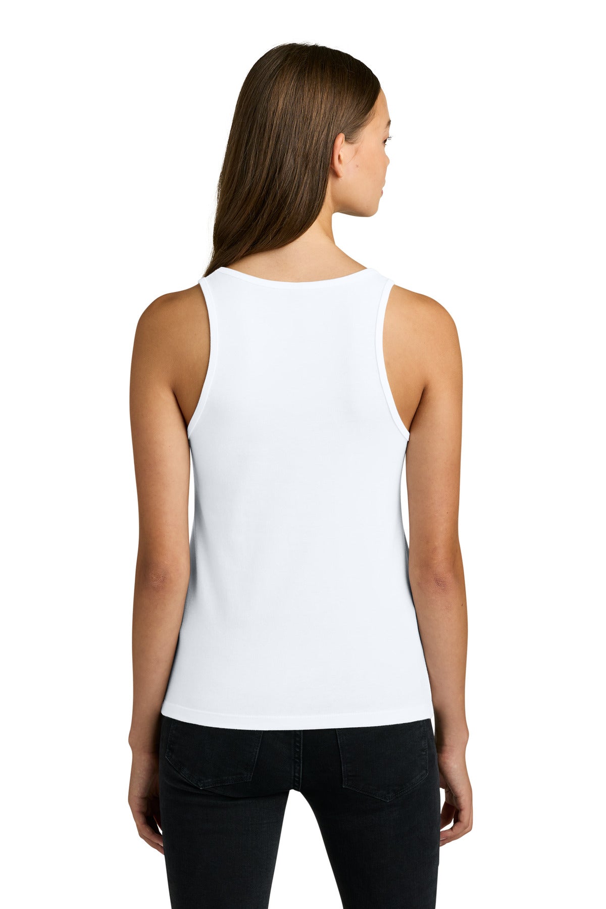 Next Level Apparel Women's Cotton Tank NL3933 - White - back