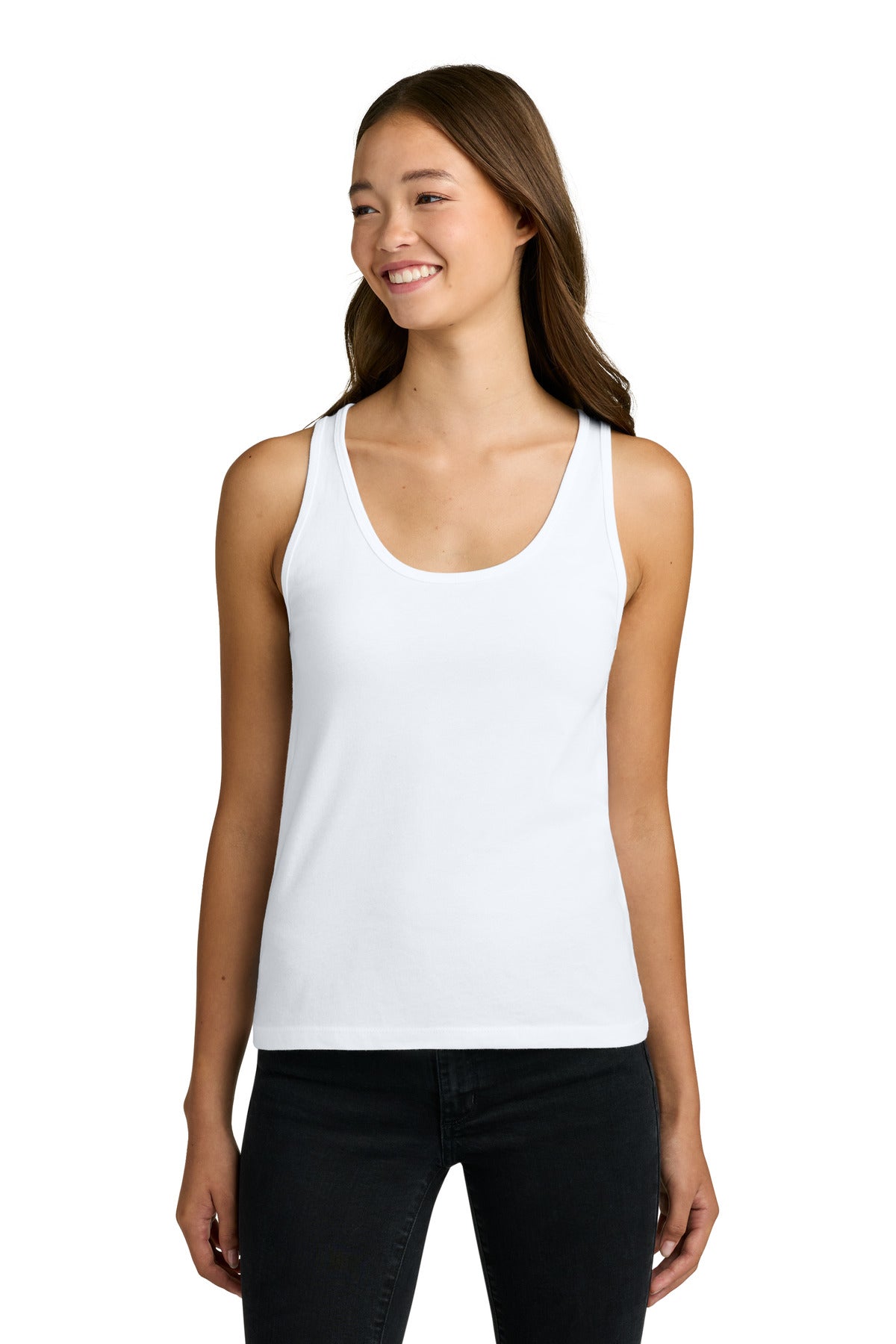 Next Level Apparel Women's Cotton Tank NL3933 - White - front