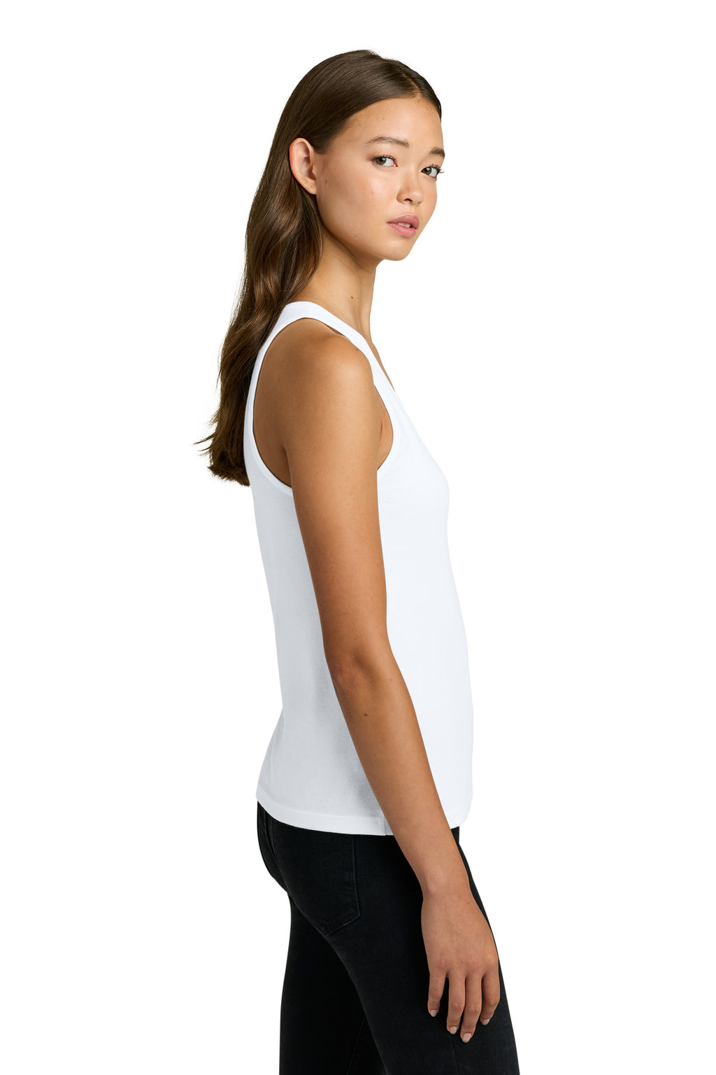 Next Level Apparel Women's Cotton Tank NL3933 - White - side