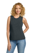 Next Level Apparel Women's Festival Muscle Tank. NL5013 - Antique Denim - front
