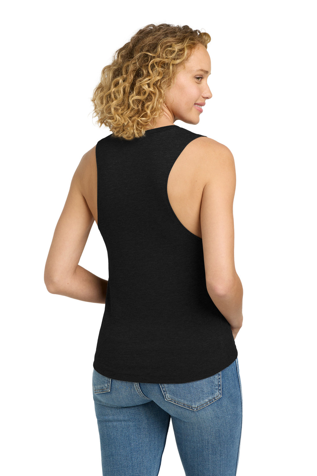 Next Level Apparel Women's Festival Muscle Tank. NL5013 - Black - back
