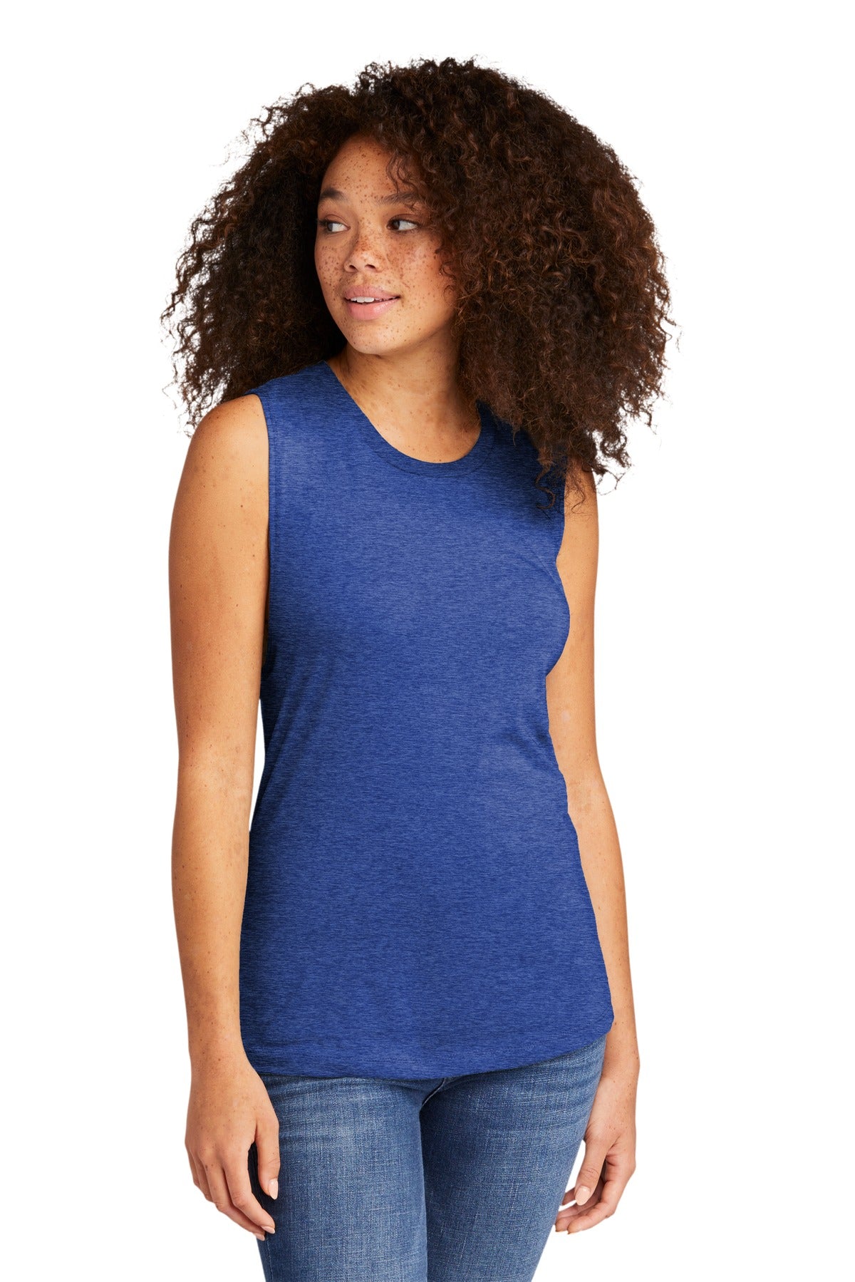 Next Level Apparel Women's Festival Muscle Tank. NL5013 - Royal - front